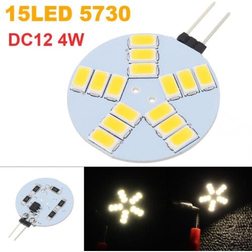 G4 LED Lamp Bulb 5730 SMD LED Bulb DC 12V Bi Pin Lamp LED Bulb 4W Warm Cold Led Lights Replace Halogen