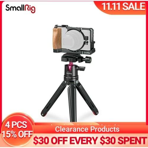 SmallRigG VLOG Camera Cage KIT With Mini Tripod L Plate For Sony RX100 VII And RX100 VI KGW115