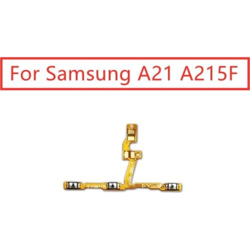 For Samsung Galaxy A21 A215F Power Volume Side Key Button Flex Cable ON OFF Switch Flex Cable Replacement Repair Parts Test