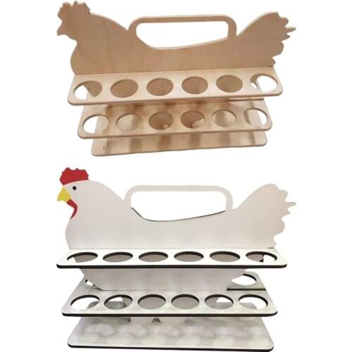 Kitchen Containers Wood Egg Storage Rack Household Refrigerator Egg Rack Accessories Container Storage Kitchen