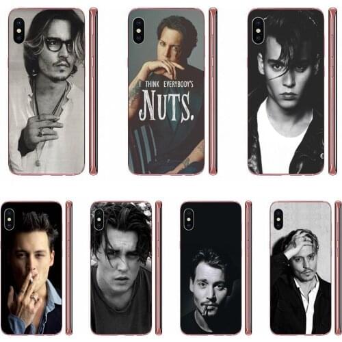 For Huawei Mate 9 10 20 P P8 P9 P10 P20 P30 P40 Lite Pro Smart 2017 Soft Art Print Cover Case Johnny Depp Diy Colorful
