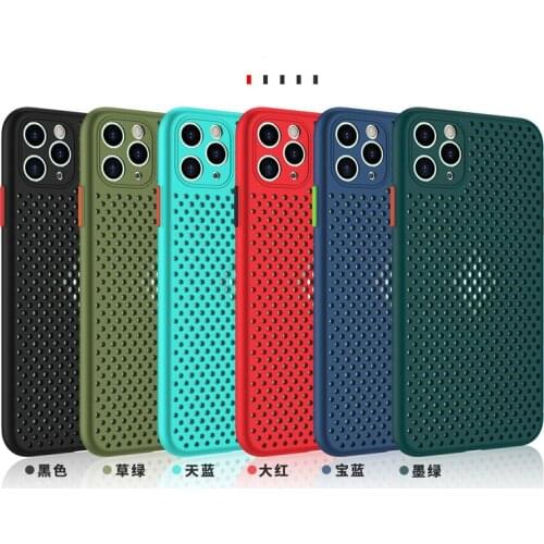 For Apple iphone 11 Pro Max Case Soft Silicone cooling function Skin protective Back Cover Case for iphone XS Max XR 7 8 plus