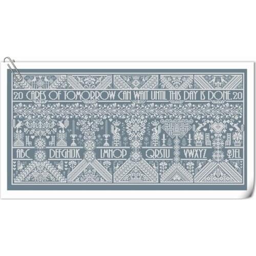 Corridor at Night-Waiting for Tomorrow 89-48 Counted Cross Stitch 11CT 14CT 18CT Cross Stitch Kits Embroidery Needlework Sets