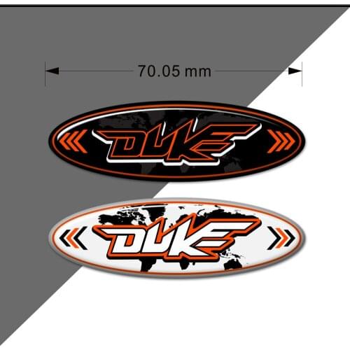 Stickers Decal Tank Pad For KTM DUKE 125 200 250 390 690 790 890 990 1290 Naked Protection Fairing Emblem Badge Logo TankPad