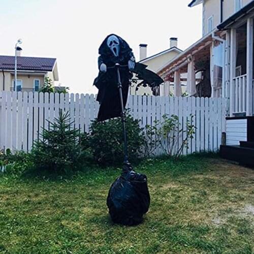 NEW Scream ScareCrow Garden Decor Ghostface Scarecrow Yard Hanging Scary Scream Halloween Decor Ghostface Scarecrow Tuin Jardin