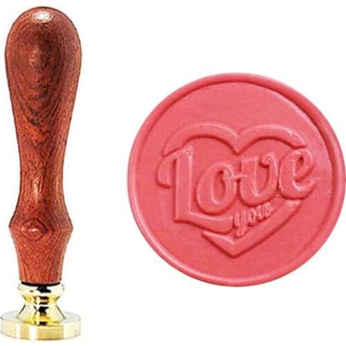 Love You Wax Seal Stamp Wedding Invitations Gift Set Kit