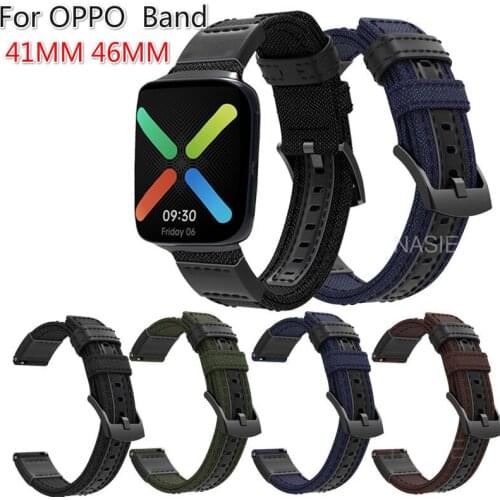 41mm 46mm Strap For For OPPO Watch Band Frontier/classic Wristband Foror OPPO Watch Smart Watch Bracelet Accessories