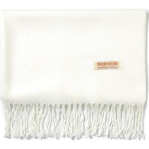 Plain Scarf Shawl Wrap Stole Pashmina Silk Shine Viscose Scarf Tasssel Luxrury Basic Style Wedding Gift 70X200cm