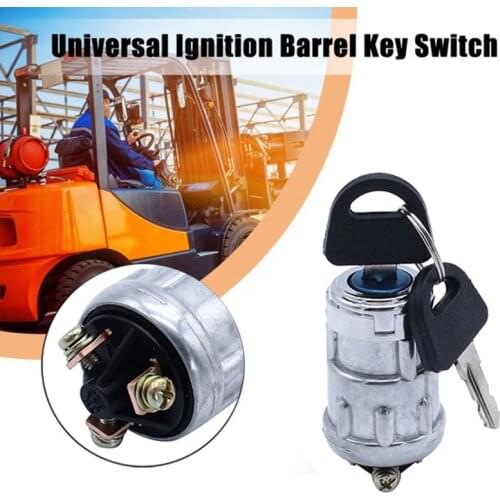 Universal Ignition Barrel Key Switch Waterproof Cover Keys for 12V Car Boat Bike Motorcycle