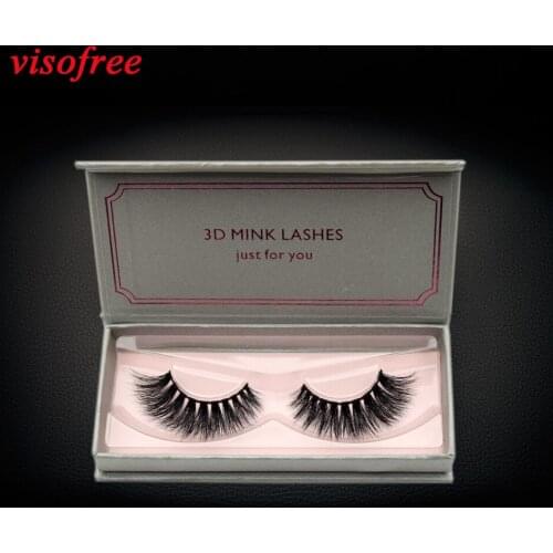 Visofree eyelashes 3D mink lashes hand made full strip lashes thick high volume false eyelashes cruelty free lash dramtic lashes