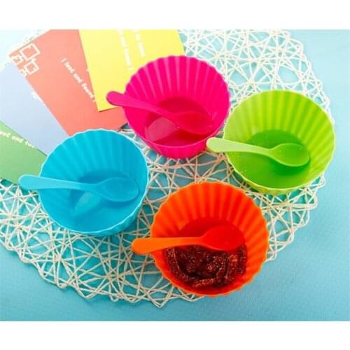 1PC Food-Grade Plastic Salad Bowl Fruits And Vegetables Plastic Mixing Bowl with Spoon OK 0309