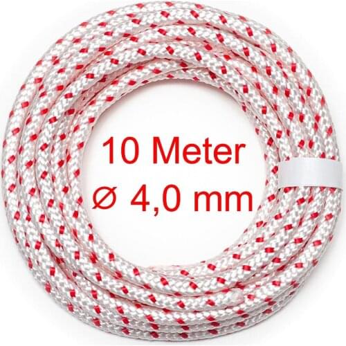 10mX 4mm Starter Rope Chainsaw Lawn Mower Construction Equipment For Honda Starter Rope For Lawnmowers