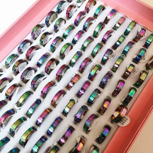 10Pcs Lot Wholesale Rotation Brass Copper Rings For Women Men Couple Ring Boyfriend Girlfriend Birthday Gift Forever Love Design