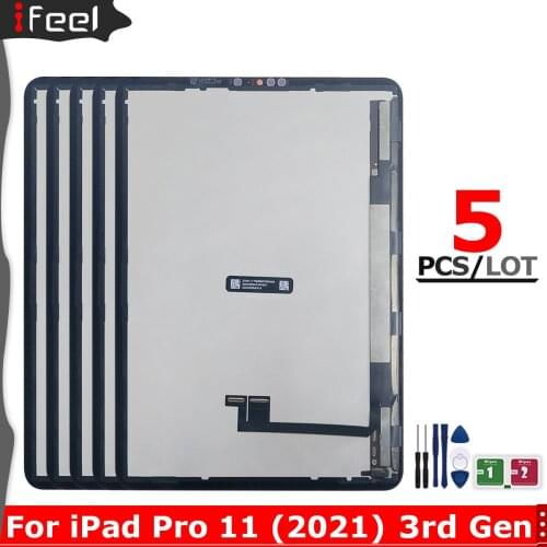 5Pcs For Apple iPad Pro 11 (2021) LCD Display with Touch Panel Screen For Apple iPad Pro 3rd generation LCD A2301, A2459, A2460