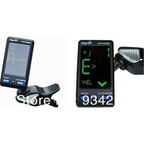 5Pcs Guitar Tuner LCD MIC / CLIP Electronic Digital Acoustic Guitar Chromatic Bass Violin Ukulele Capo Tuner Free Shipping