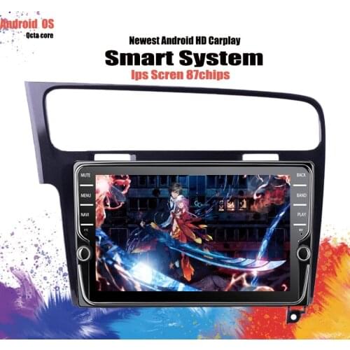 4G + 64G Car Auto Multimedia video tape recorder For Volkswagen Golf 7 2013-2017 with Navigation GPS pc tablet carplay swc bt