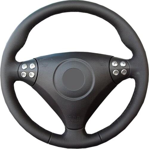 Car Steering Wheel Cover For Mercedes Benz SLK Class W170 W171 SLK C230 Komp Customize Steering Wrap Microfiber Leather