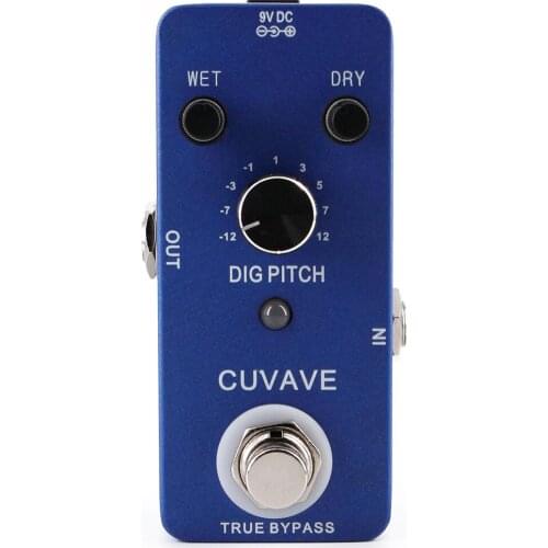 CUVAVE DIG PITCH Guitar Effect Pedal with 9 Types +- Oct pitch range Effects Stompbox for Electric Guitar True bypass