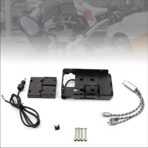 For BMW R1200GS LC & Adventure 2014 2015 2016 2017 for S1000XR r1200RS Motorcycle USB Mobile Phone Charger Stand Holder