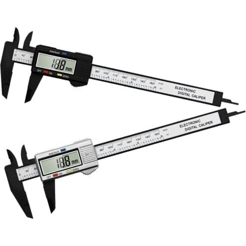 0-150mm 6 Inch Electronic Digital Caliper Carbon Fiber Vernier Caliper Gauge Micrometer Measuring Tool Digital Ruler