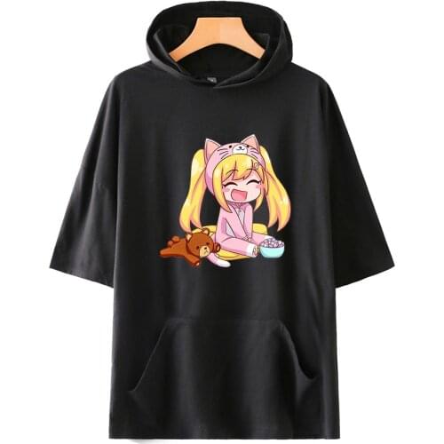 InquisitorMaster Fashion Prints Hooded T-shirts Women/Men Summer Short Sleeve Tshirts Harajuku Casual Streetwear Clothes