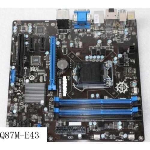 MSI Q87M-E43 desktop motherboard Q87 DDR3 LGA 1150 motherboard Socket LGA 1150 i7 i5 i3 DDR3 32G SATA3 UBS3.0 mainboard