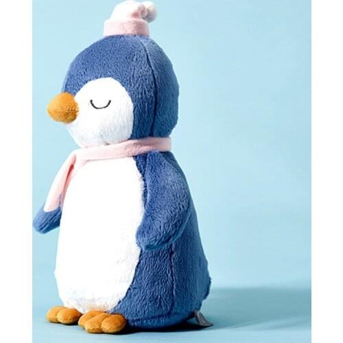 Cute Blue Penguin Plush 25cm Stuffed Animals Baby Accompany Sleep Toy Birthday Gifts For Children Kawaii Decor 2021 Wholesale