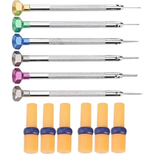 Set of 6 Watch Repair Tools Screwdrivers Kit for Watch Buckles, Easy to Use and Operate
