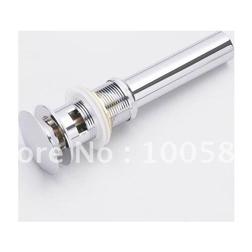 NEW CHROME 1 1/2" VESSEL SINK POP UP DRAIN W/O OVERFLOW LT-080