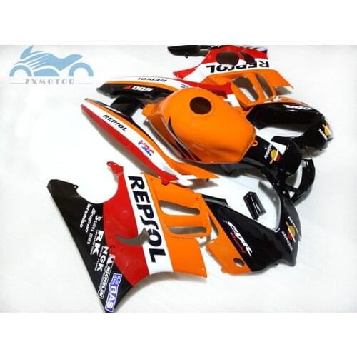 Body fairings set for HONDA CBR 600 F3 1995 1996 CBR 600F 95 96 aftermarket road racing orange REPSOL CBR600F3 fairing kits