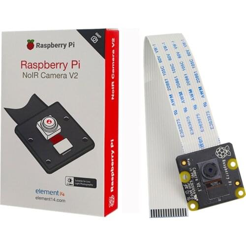 Official Raspberry Pi NoIR V2 Camera 8MP Night Vision Camera Module + 15cm FFC for Raspberry Pi 4 Model B/3B+/3B/3B+/Zero