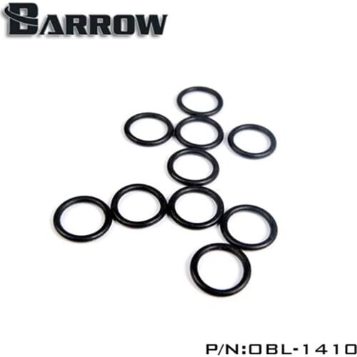 Barrow OBL-1410 water cooler G1/4 Black Butyronitrile O Ring heatsink gadget