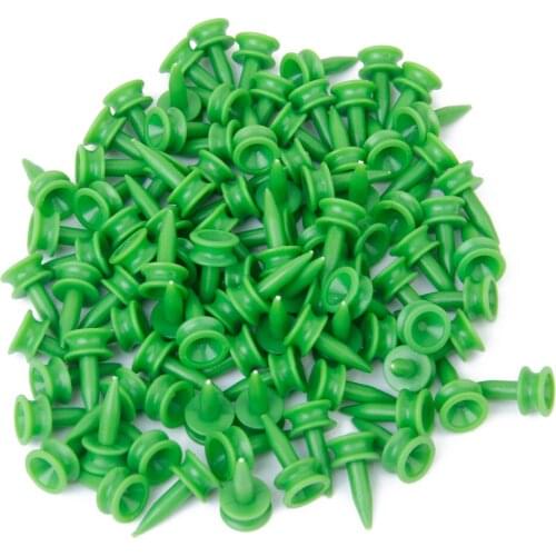 Bulk Lot 100 Pcs Green GOLF PLASTIC CASTLE TEES 23mm 0.9 Inch GOLFER ACCESSORIES