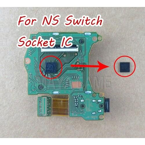Original Semiconductor charging management IC chip for Nintendo Switch NS Game Socket Slot Controller Parts