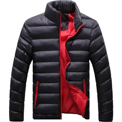 Autumn Winter Parkas Men Coat Thick Warm Stand Collar Jacket Men Plus Size 6XL Down Jacket Overcoat men Outerwear veste homme