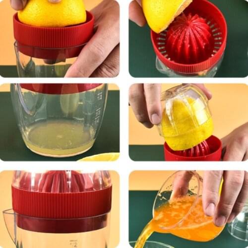 Orange Lemon Juicer Squeezer Manual Hand Press Fruit Citrus Kitchen Extractor Plastic NW