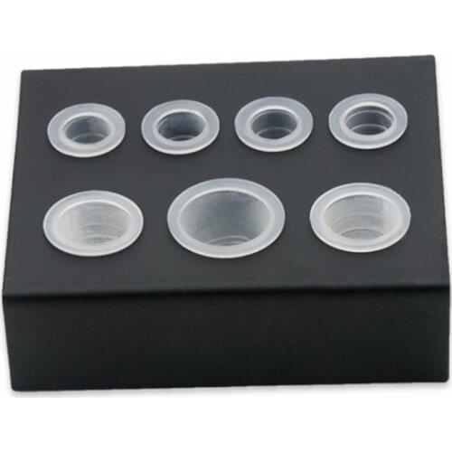 Cup Professional 7 Holes Stainless Steel Tattoo Ink Cup Bracket Pigment Cap Holder Stand Holding Tattoo Cup Dropshipping #E