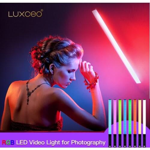 LED Video Light RGB Full Color CRI95 USB Rechargeable Photography Light for Studio Outdoor Photography Video Recording