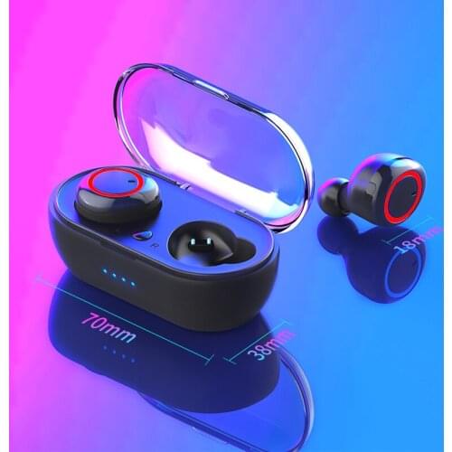 TWS Wireless Bluetooth Earphone Headphones HiFi Stereo Bluetooth Headset Gamer Sport Earphone with Charging Box for Smart phone