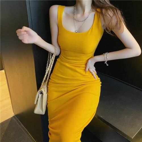 YIKUO Fashionable Sheath Dresses
