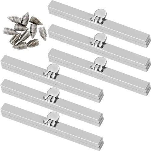 LMDZ 6Pcs Bag Clasps Purse,4.52Inches Clasp Frame Metal Purse Frame Kiss Clasp Lock, Bag Supplies for Purse Making,Bag Making