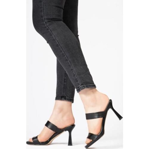 CZ London Genuine leather female Sandals Rubber Strappy Platform High-Heeled Slippers