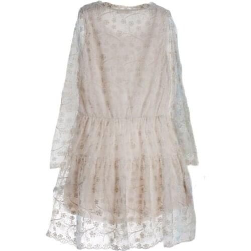 Vintage floral lange jurken linen white robe longue flare harajuku velvet crochet crochet bayan elbise women summer spring dress