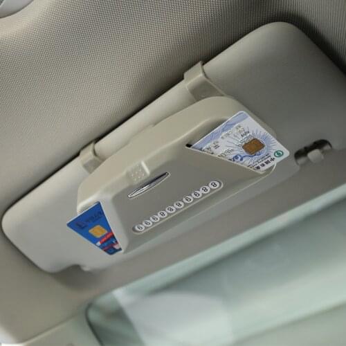 Foal Burning Glasses Case Organizer Box Sunglasses Holder Storage Pockets for Renault Koleos for model 3 S X for Samsung QM6 QM3