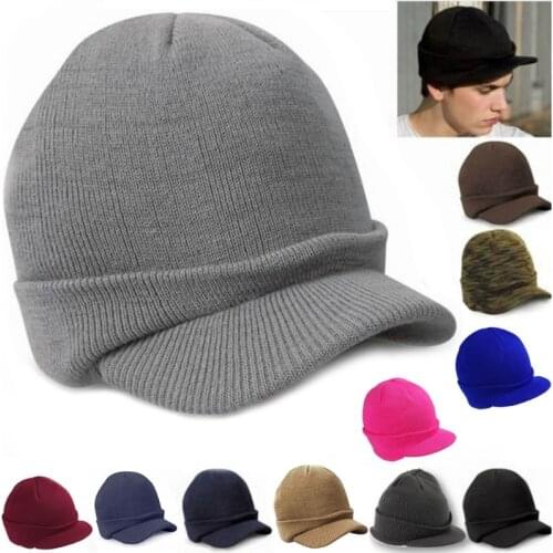 11 Colors Men Women Knit Baggy Oversize Winter Hat Ski Slouchy Chic Baseball Cap Hot