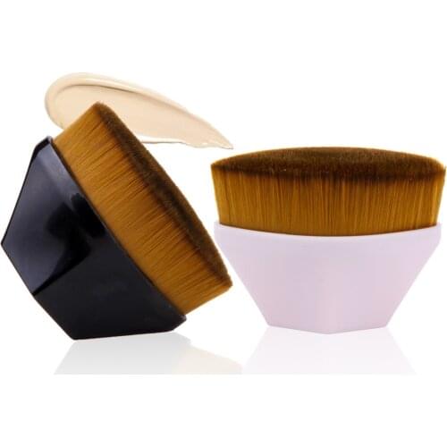 2/3/4Pcs Foundation Makeup Brushes BB Cream Loose Powder Magic Brush Six Corners Flat Eyeshadow Brush Set Beauty Women Make Up