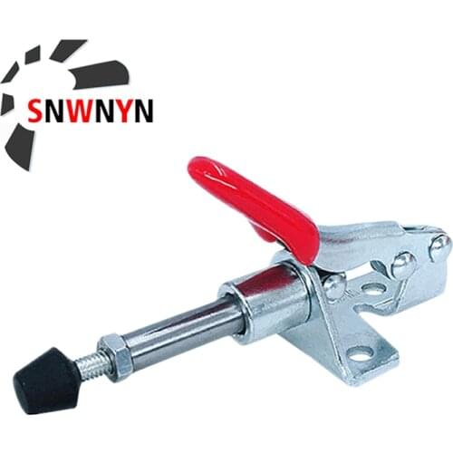 1PCS GH-301AM Quick Release Toggle Clamp 45KG 99Lbs Clamping Force Push-pull Clamps 16mm Plunger Stroke Hand Tool Vertical Type