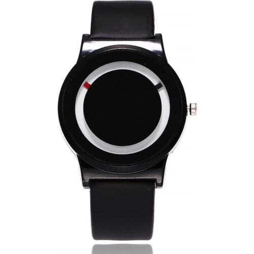 New Arrival Trend no-pointer Concept Watch Minimalist Simple Creative Brand Woman Ladies Dress Watch Men Quartz wristwatch