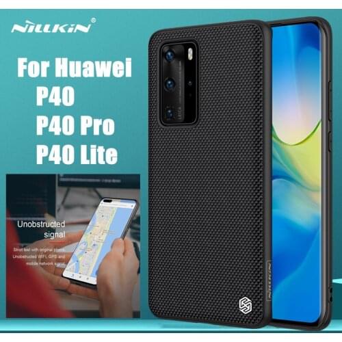 Case for Huawei P40 Pro Lite NILLKIN Textured Nylon fiber Case for Huawei Nova 7i 6 Se Phone case durable non-slip