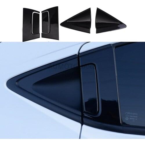 Black Rear Door Handle Bowl cover decoration sticker Door handle styling For Honda HR-V HRV Vezel 2015 2016 2017 2018 2019